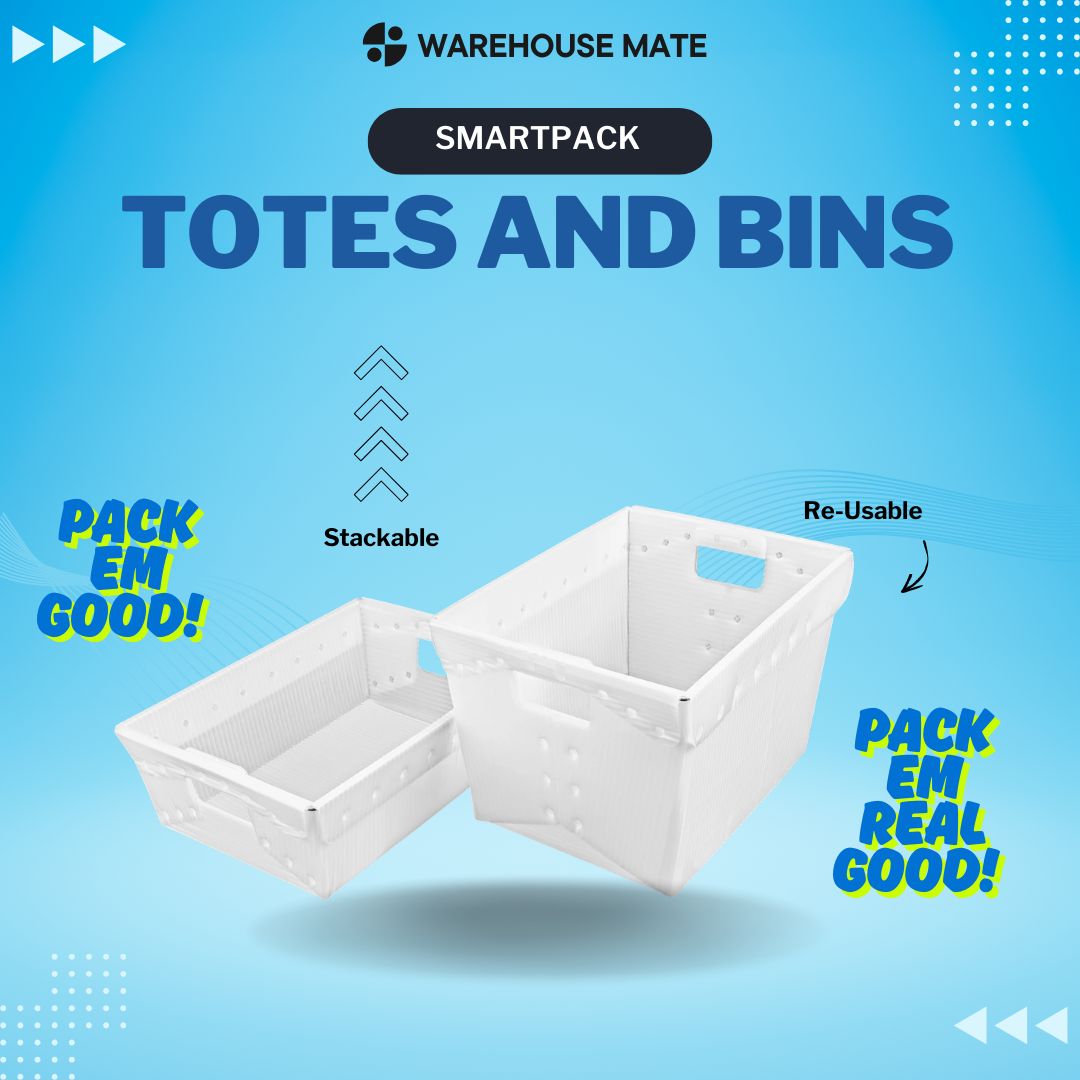 How Stronger Bins & Totes Improve Workflow, Cut Costs, and Reduce Waste