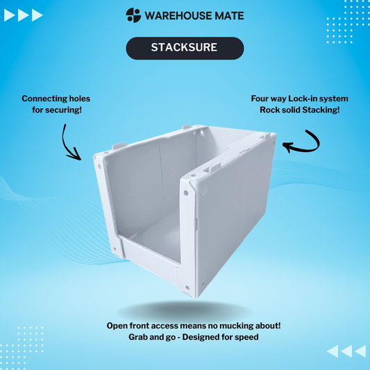 Corrugated Plastic Stackable Pick Bins